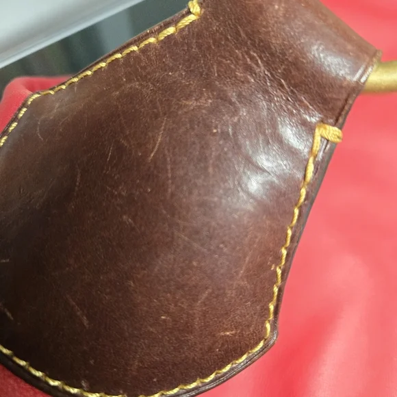 Dooney & Bourke Red Pebbled Leather Large Hobo Bag 2014 - Picture 16 of 16